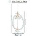 thumbnail image 2 of White Pearl Flower Charm Phone Chain with Lobster Clasp for Women Phone Lanyard, 2 of 3