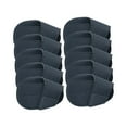 thumbnail image 2 of 10 Pieces Golf Iron Headcovers PU Iron Protective Headcover Golf Head Covers S Dark Blue, 2 of 8