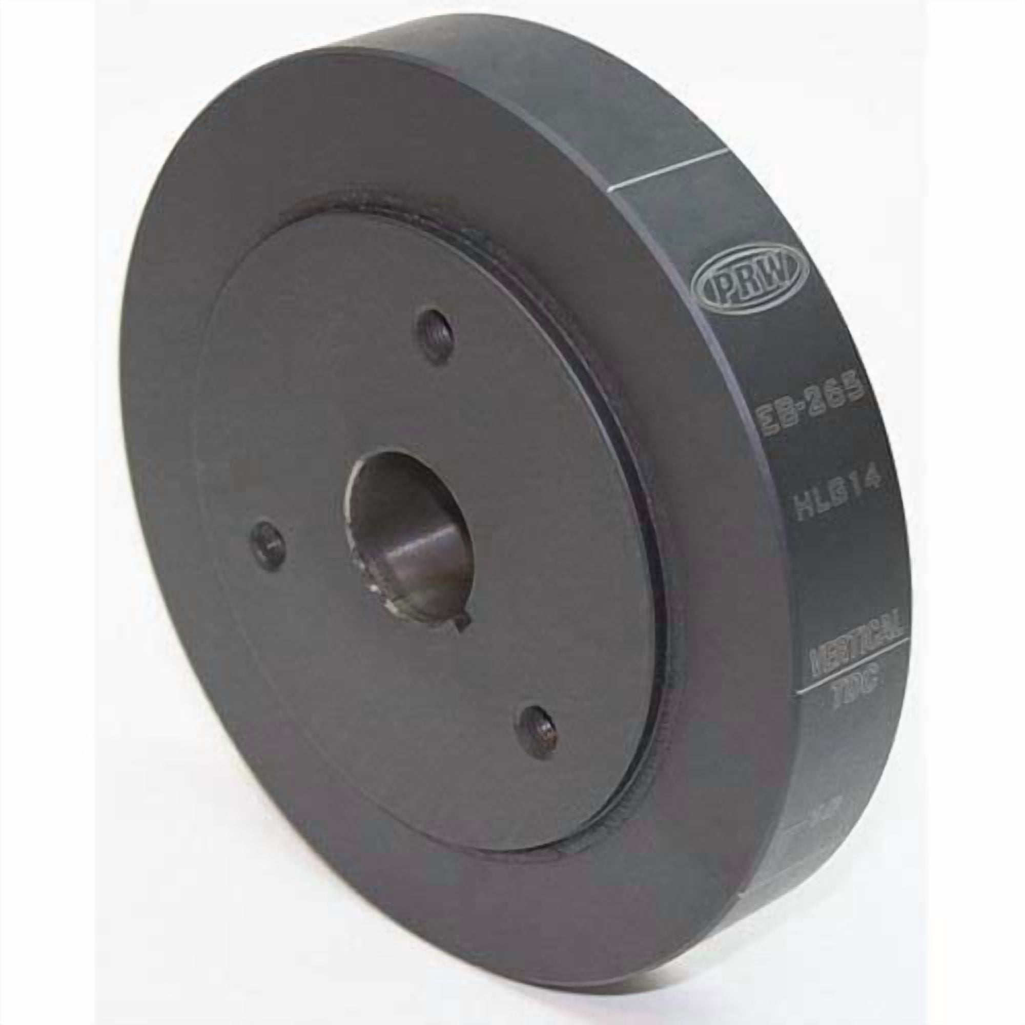 DAMPER HI-PERF CHEV SB 262-350 WB 348-409 1955-95 0-BAL 6.75 OD LASER ETCHED BLACK