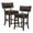 Gray, variant on Lexicon Oxton Faux Leather Counter Height Dining Chair in Espresso (Set of 2)