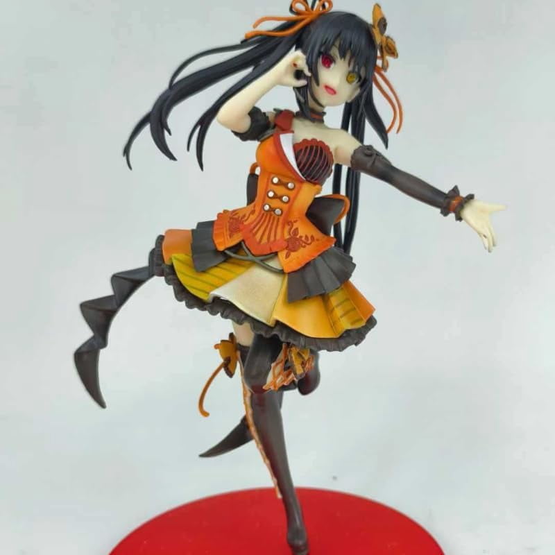Kurumi Figure Cheongsam Dancing Tokisaki Kurumi Action Figures 24cm/9.4inch Characters PVC Handmade Collectible Souvenirs for Anime Fans Gifts