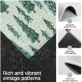 thumbnail image 3 of Light Green Christmas Tree and Snow Pattern Kitchen Rugs Sets Of 3,Kitchen Runner Rugs Non Skid Washable,Decorative Kitchen Floor Mats for Kitchen,Sink,Laundry,17"x30"+ 17"x47" + 17"x59", 3 of 6