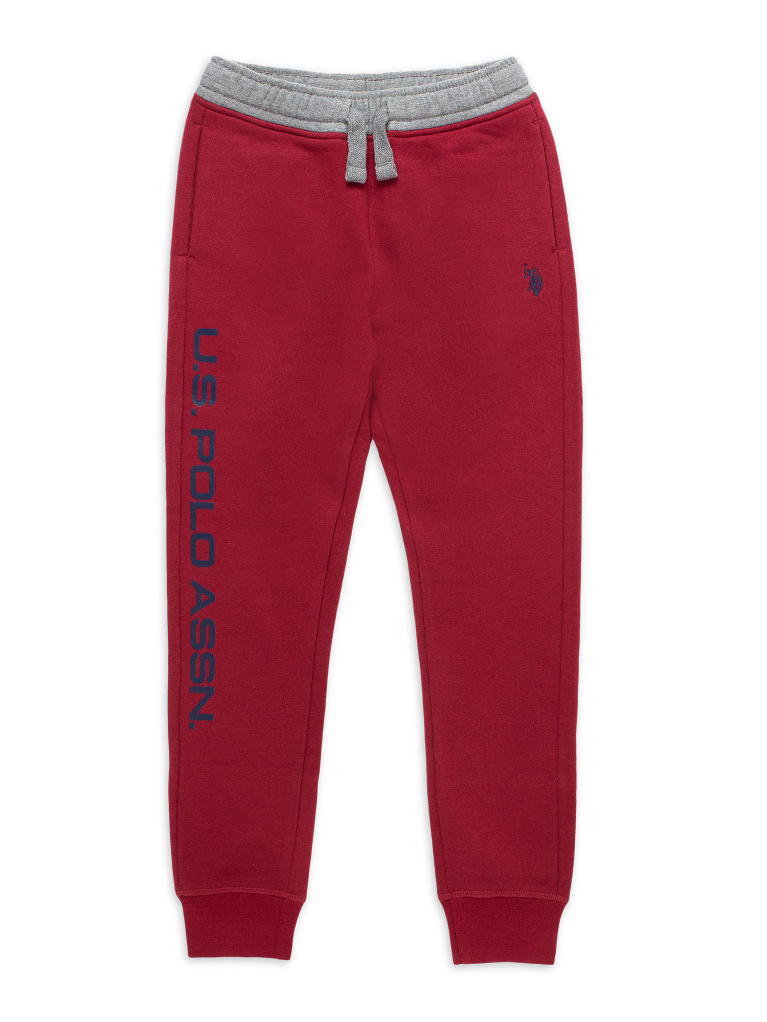 U.S. Polo Boys Fleece Colorblock Zip up Hoodie & Sweatpant Set , 2-Pack, Sizes 4-18 - image 3 of 7