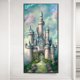 thumbnail image 1 of Cuadros Decorativos 5D bricolaje ronda completa taladro diamante pintura Castillo Kit decoración del hogar (LP503) Wdftyju de costura negro 4 estilos, 1 of 7
