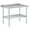 Silver 48"x24", variant on Gaderth Stainless Steel Prep Table with Backsplash, Adjustable Undershelf, Commercial Heavy Duty Table with Adjustable Under Shelf for Commercial Home Kitchen Prep & Storage