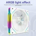 thumbnail image 6 of Mirror Fan RGB 120mm High Airflow PC Fans Ultra-Quiet PWM Speed Control Enhanced Airfl y22783, 6 of 6