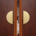 thumbnail image 2 of Tiradores elegantes de latón macizo, forma de media luna para una fácil instalación, aleación de aluminio resistente a la corrosión con acabado dorado, perfectos para muebles de hogar modernos y, 2 of 5