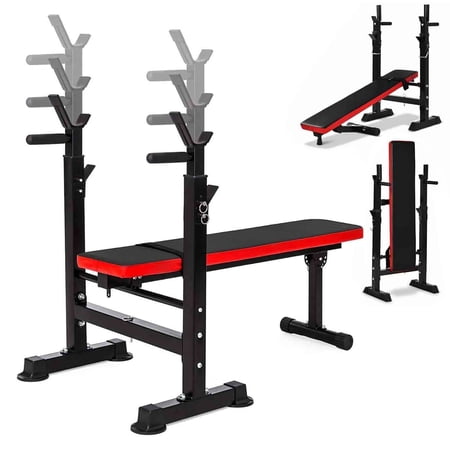 Airfind Adjustable Weight Bench, 380LBS Foldable 5-Position Home Gym