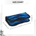 thumbnail image 3 of Bingfone Ice Blue Fire Wolf Print Pencil Case Large Capacity Pencil Pouch Pen Bag Office Stationery Organizer Multifunctional Pencil Bag for Women & Men, 3 of 6
