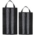 thumbnail image 1 of 2Pcs Portable Shoe Bags Shoe Mesh Bags Travel Shoes Storage Organizer Travel Accessory, 1 of 8