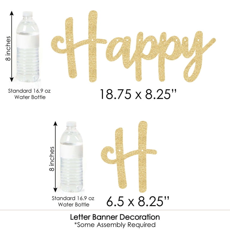 Big Dot of Happiness Hanukkah Letter Banner Decoration photo 5
