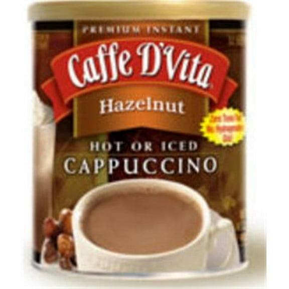 Caffe DVita Hazelnut Cappuccino 6 1lb canisters