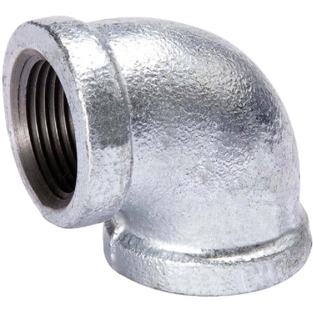 B & K 510-008BG Malleable Galvanized Iron Elbow - 90 Degree 2 Fip