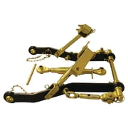 3-Point Hitch Kit Category 1 Compatible with John Deere 316 Onan Engine 318 322 330 332 420 430 Garden Tractor Lift Arms Leveling Arm Stabilizer Bar Top Link Chain Bolt-On Heavy Duty