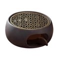 thumbnail image 3 of Pottery Teapot Warmer Birthday Gifts Multiuse Home Decoration Tea Warmer with Candle Holder for Tea, 3 of 5