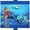 Sea Turtle, variant on Blue and White Stripes Beach Blanket Sandproof Waterproof Extra Large for 1-6 Adults Size 79"x79" Pouch Bag and Drawstring Bag Anti Sand Skin Friendly Machine Washable Outdoor Blanket