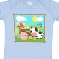 thumbnail image 4 of Inktastic Farm Animals with Cow, Chick and Pig Boys or Girls Baby Bodysuit, 4 of 5