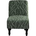 thumbnail image 1 of Armless Chair Slipcover Removable Armless Chair Cover Printed Armless Accent Chair Covers Washable Slipper Chair Slipcovers Furniture Protector Covers for Extra Large Armless Accent Chair, 1 of 8
