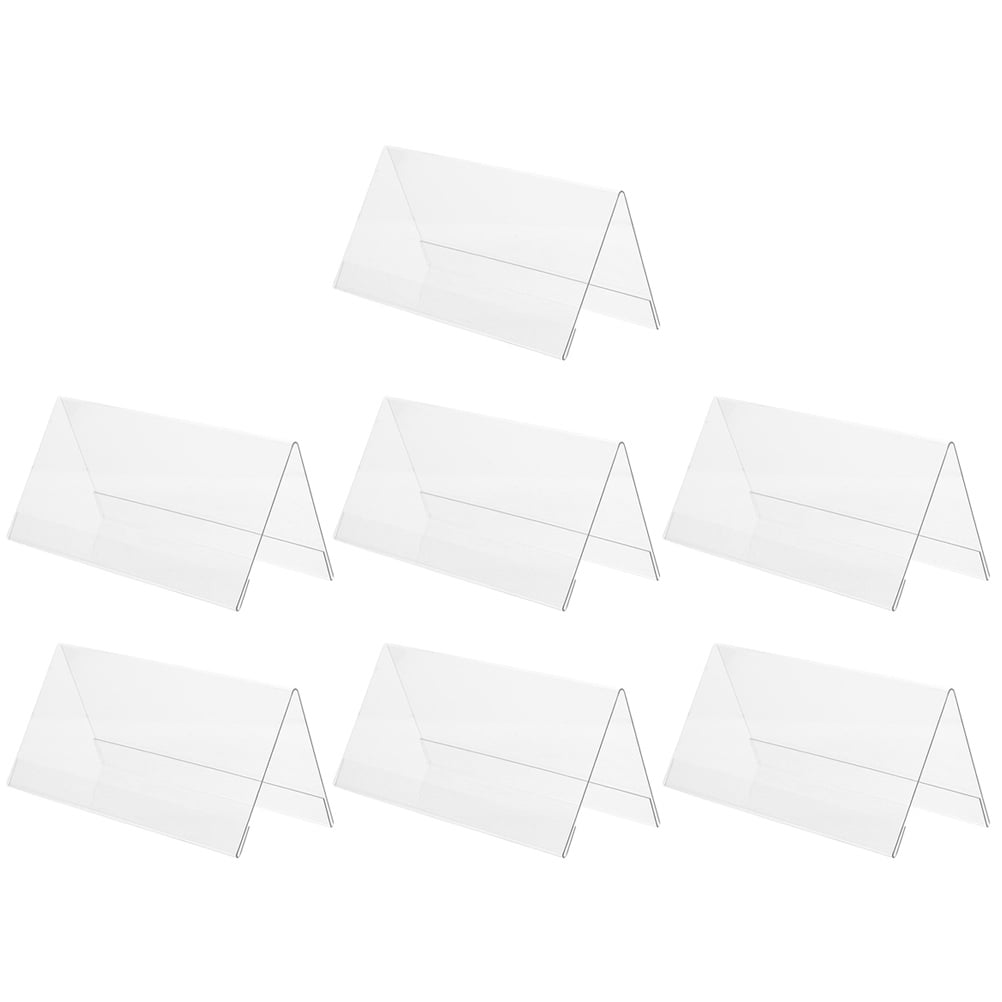 7Pcs Acrylic Stands Blank Acrylic Signs Acrylic Place Cards Wedding
