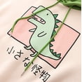 thumbnail image 4 of Sudaderas con capucha de manga larga de dinosaurio bonito para chicas adolescentes, suéteres holgados informales, sudaderas con capucha, jersey, Tops, camisas Ormromra HMFJ302-13, 4 of 6