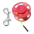 thumbnail image 3 of DYNWAVECA Scuba Diving Reel Diving Spool with 30M/98ft High Visibility Line Scuba Spool Finger Reel with Clip for Underwater Activities Red, 3 of 10
