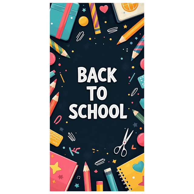 Back to School Theme Educational Decorations Backdrop Banner Children Classroom Background Decor Playground Supplies Photography Props