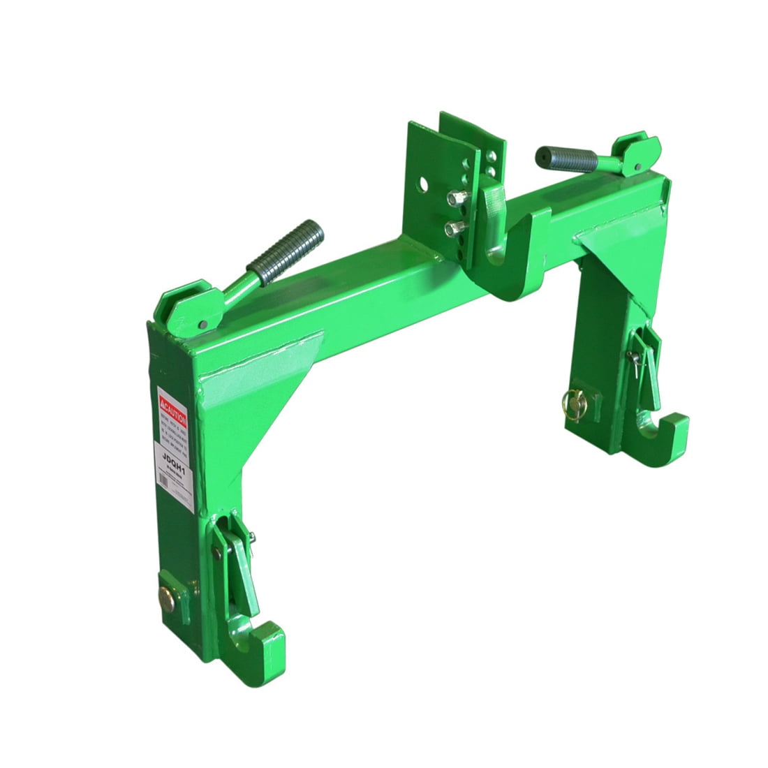 Titan Attachments Quick Hitch Cat 1 and Cat 2, 3 Point Green Steel