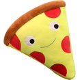 thumbnail image 1 of Almohada de peluche con forma de pizza de 19,6 pulgadas, cojín de sofá suave creativo de dibujos animados, lindos juguetes para niños, decoración del hogar, 1 of 2