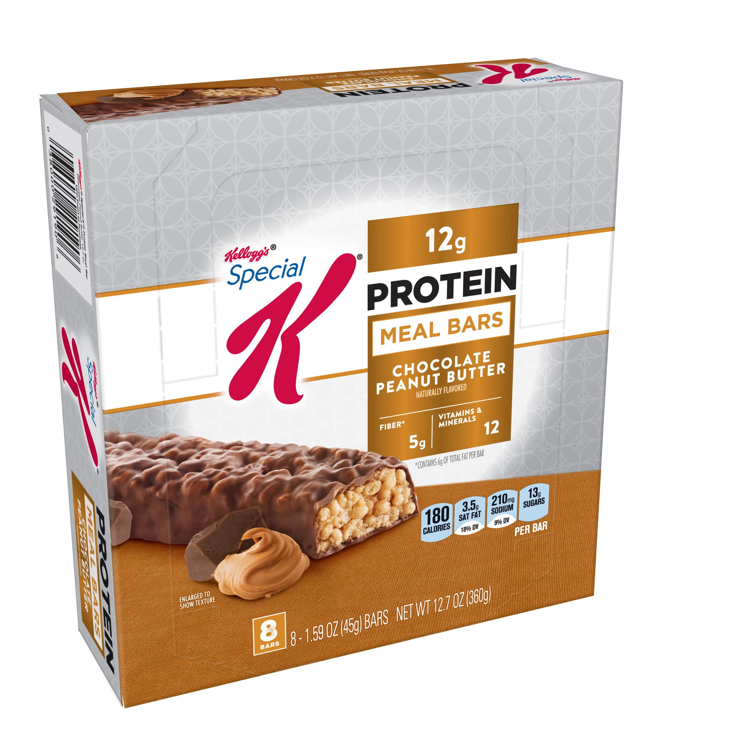 special protein chocolate bar kellogg count