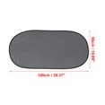 thumbnail image 4 of Motoforti Car Folding Rear Window Sun Shade Shield Anti Block Protector Mesh 39.37"x19.69" Black, 4 of 6