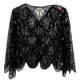 thumbnail image 1 of Sequins Shawls Princess Wrap Shrug Scarf Handmade Dress Accessories for Women Costume Theme Party black silver, 1 of 4