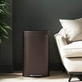 thumbnail image 2 of SONGMICS 13.2 Gal (50L) Kitchen Trash Can, Pedal Garbage Can with Plastic Inner Bucket, Soft Closure, 2 of 8