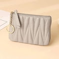 thumbnail image 3 of Mini monedero de mujeres Macarena piel de oveja 6 colores gris, 3 of 8