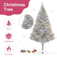 thumbnail image 3 of Árbol de Navidad Adiwiid de 1,8 m, plateado, con 550 puntas, 3 of 7