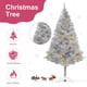 thumbnail image 3 of Árbol de Navidad Adiwiid de 1,8 m, plateado, con 550 puntas, 3 of 7