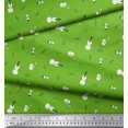 thumbnail image 3 of Soimoi Rayon Crepe Fabric Notes,Guitar & Saxophones Musical Instrument Printed Fabric 1 Yard 46 Inch Wide, 3 of 3