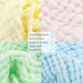 thumbnail image 5 of Casewin Baby Muslin Washcloths 10 Pack, 6 Layers Natural Muslin Cotton Baby Wipes, Newborn Baby Face Towel for Sensitive Skin, Baby Registry as Shower Gift Set, Extra Soft, Breathable, 11.8x11.8 inch, 5 of 7