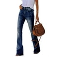 thumbnail image 2 of All Match Women Casual Jeans Female Straight Long Denim Pants, 2 of 5