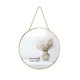 thumbnail image 1 of Espejo de pared YCHMIR, 30 cm, redondo, marco de plástico PVC dorado, 1 of 9