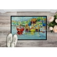 thumbnail image 2 of On the Dock Sailboats Door Mat, 2 of 4