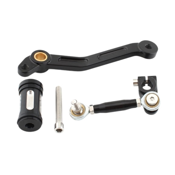 Kit de pedales de palanca de cambios de aluminio para neumáticos de motocicleta Yamaha Vmax 1200 VMX1200 Negro