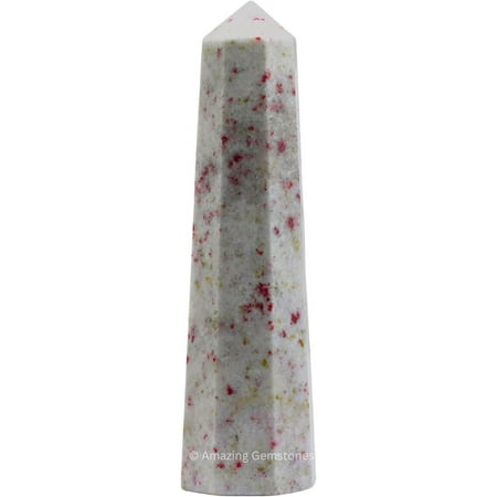 Cinnabarite Crystal Tower Obelisk Point (3" to 4" INCH)