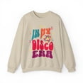 thumbnail image 2 of Womens Adult, In My Disco Era Crewneck Sweatshirt, Retro Groovy 70s Disco, 2 of 7