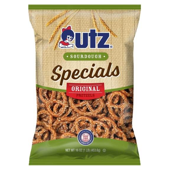 Utz Sourdough Specials Original Pretzels, 5.5 oz. - Pack of 16