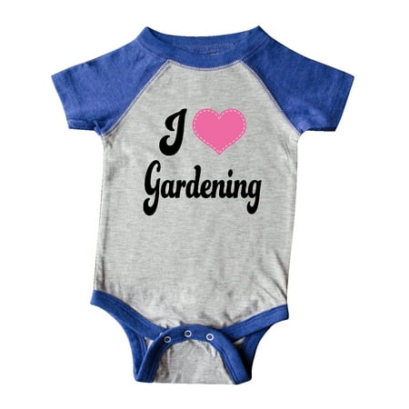 

Inktastic Gardener Gift I Love Gardening Gift Baby Girl Bodysuit