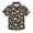 Turtle and Leaf, variant on Dailycode Small Short Sleeve Button Down Shirts Cute Tigers with Leaves Casual Shirt 3-10 Years