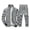 Dark Gray, variant on Men's Turtleneck Sports Camouflage Jacket Casual Comfort Long Sleeve Pants Set