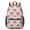 Husky Head Pink, variant on Husky Head Pink Pattern 17" School Backpacks for Teens,Waterproof Oxford Fabric,S-Shape Padded Straps for School,Travel,Hiking,Camping