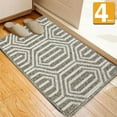 thumbnail image 3 of AMERTEER Rubber Mat Non Slip Door Mats Indoor Outdoor Rugs Washable Large Rug Entrance grey 50*80, 3 of 11