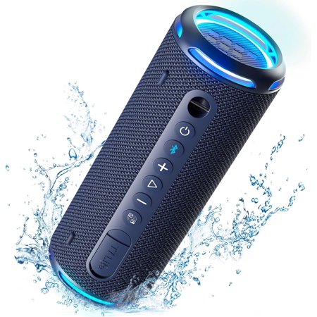 Tronsmart T7 Lite 24W Ultra Portable Bluetooth Speaker, Punchy B, 3 Lighting Modes, 24H Playtime, IPX7 Waterproof,